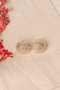 Heliophilia Silver Pendientes de Oro con Recubrimiento de Laca